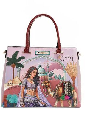 Nicole Lee Queen Cleopatra Satchel Bag